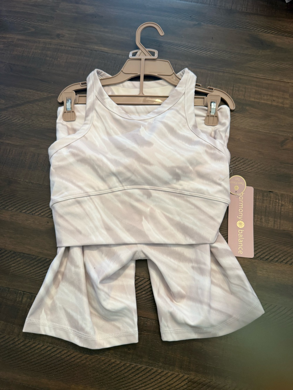 Harmony Balance 2 piece shorts and top workout set